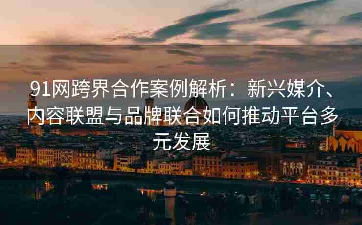 91网跨界合作案例解析：新兴媒介、内容联盟与品牌联合如何推动平台多元发展